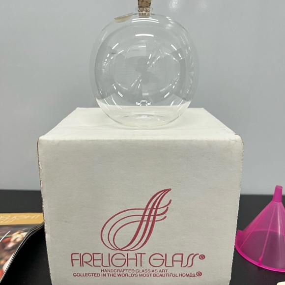 Firelight Glass Sonata Tablelight Oil Candle 2.5" - Picture 3 of 8